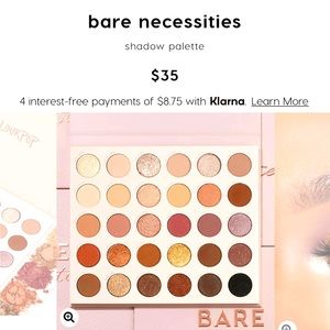 NEW ColourPop Eyeshadow Palette Bare Necessities $35 MSRP Selling 4 palette sets